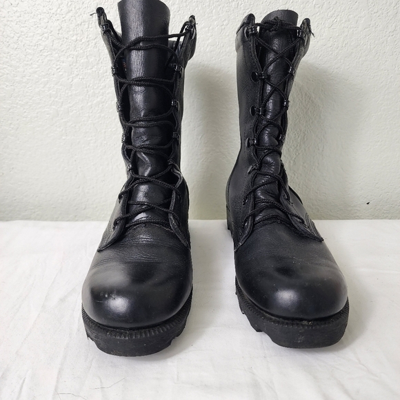 Altama Combat Jungle Black Leather Goth Boots Size 5R main image 6